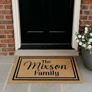 Personalized Family Name Doormat